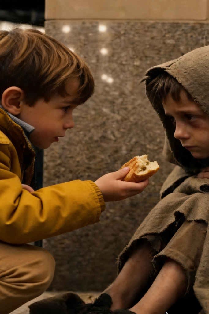 A Millionaire’s Son Ran to Feed a Homeless Boy. Everyone Thought It Was an Act of Kindness—Until the Homeless Boy Asked, “Then Why Did You Leave Me?”